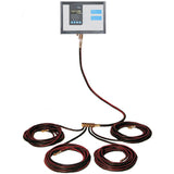 PCL D13SS50C/0004 Accura D13 Tire Inflator Multi-Tire 4X25' Hoses W/ Single Lock-On Chucks