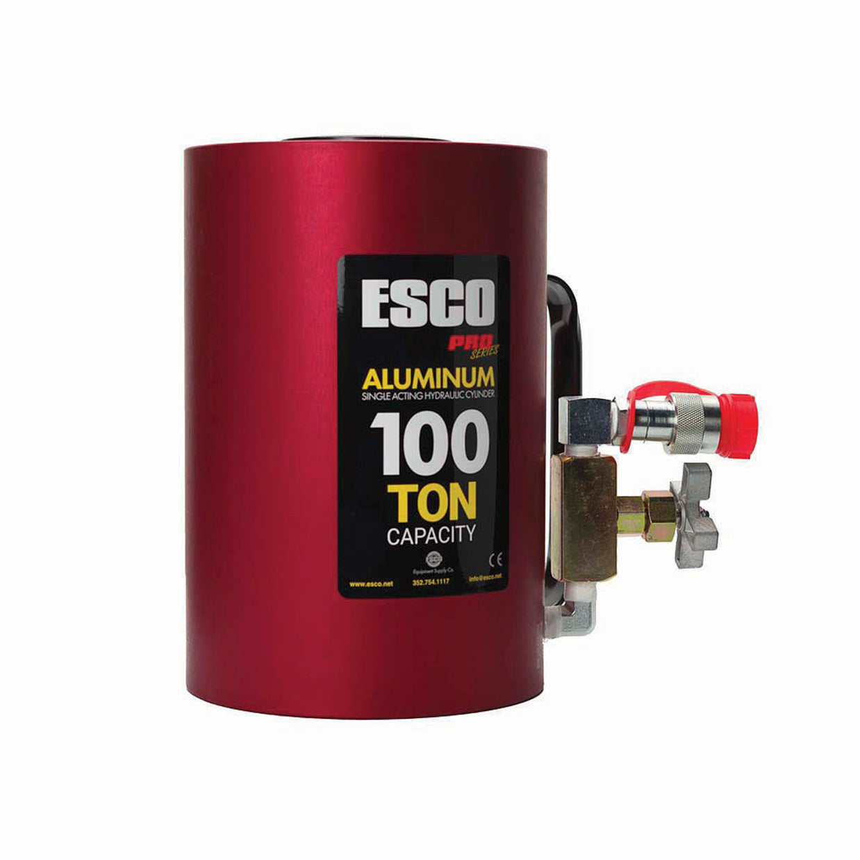 ESCO 10318 100 Ton Heavy Duty Hydraulic Cylinder 6 in. Stroke | Pro Series
