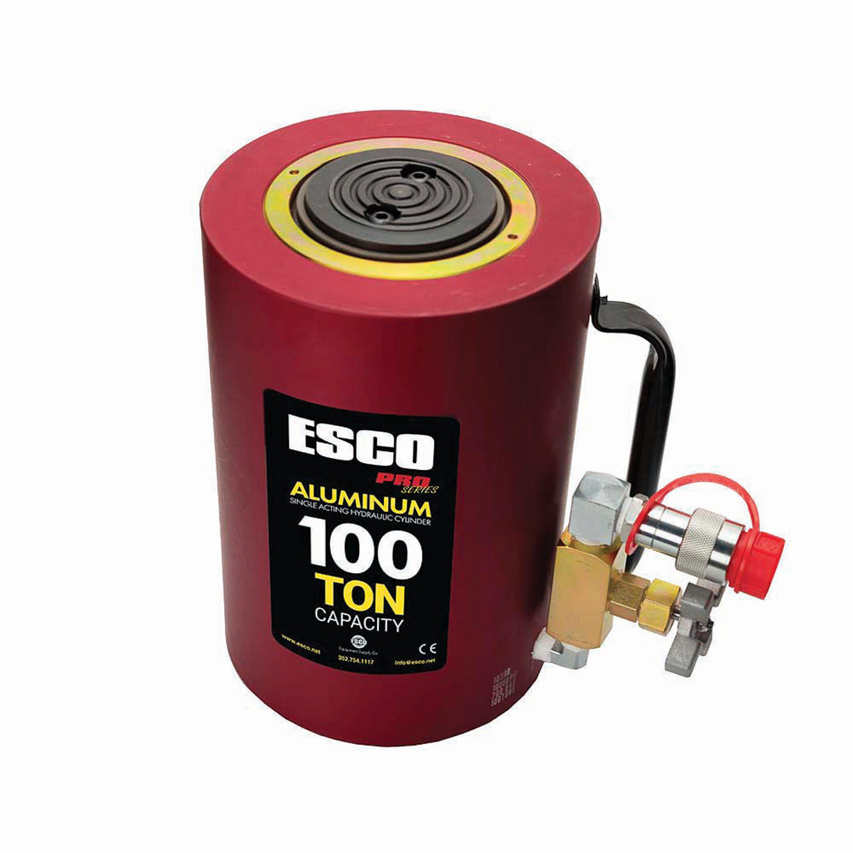 ESCO 10318 100 Ton Heavy Duty Hydraulic Cylinder 6 in. Stroke | Pro Series