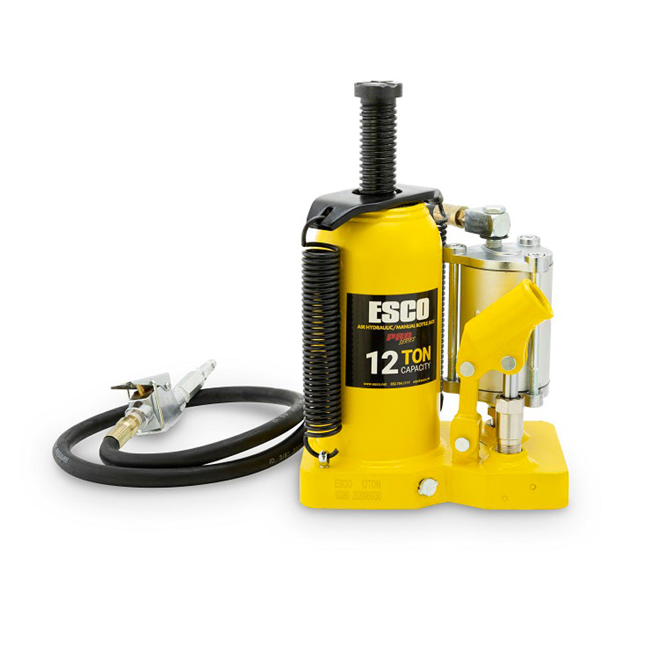 ESCO 10381 Pro Series 20 Ton Air Hydraulic Bottle Jack