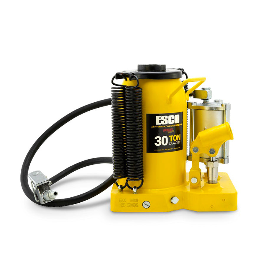ESCO 10383 Pro Series 30 Ton Air Hydraulic Bottle Jack