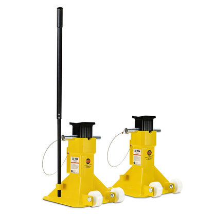 ESCO 10459 22 Ton EZ-Wheel Jack Stands [Pair]