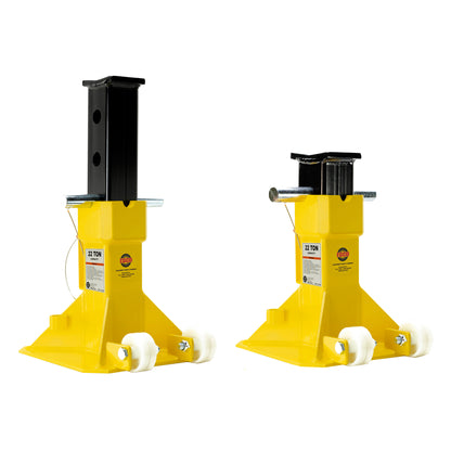 ESCO 10459 22 Ton EZ-Wheel Jack Stands [Pair]