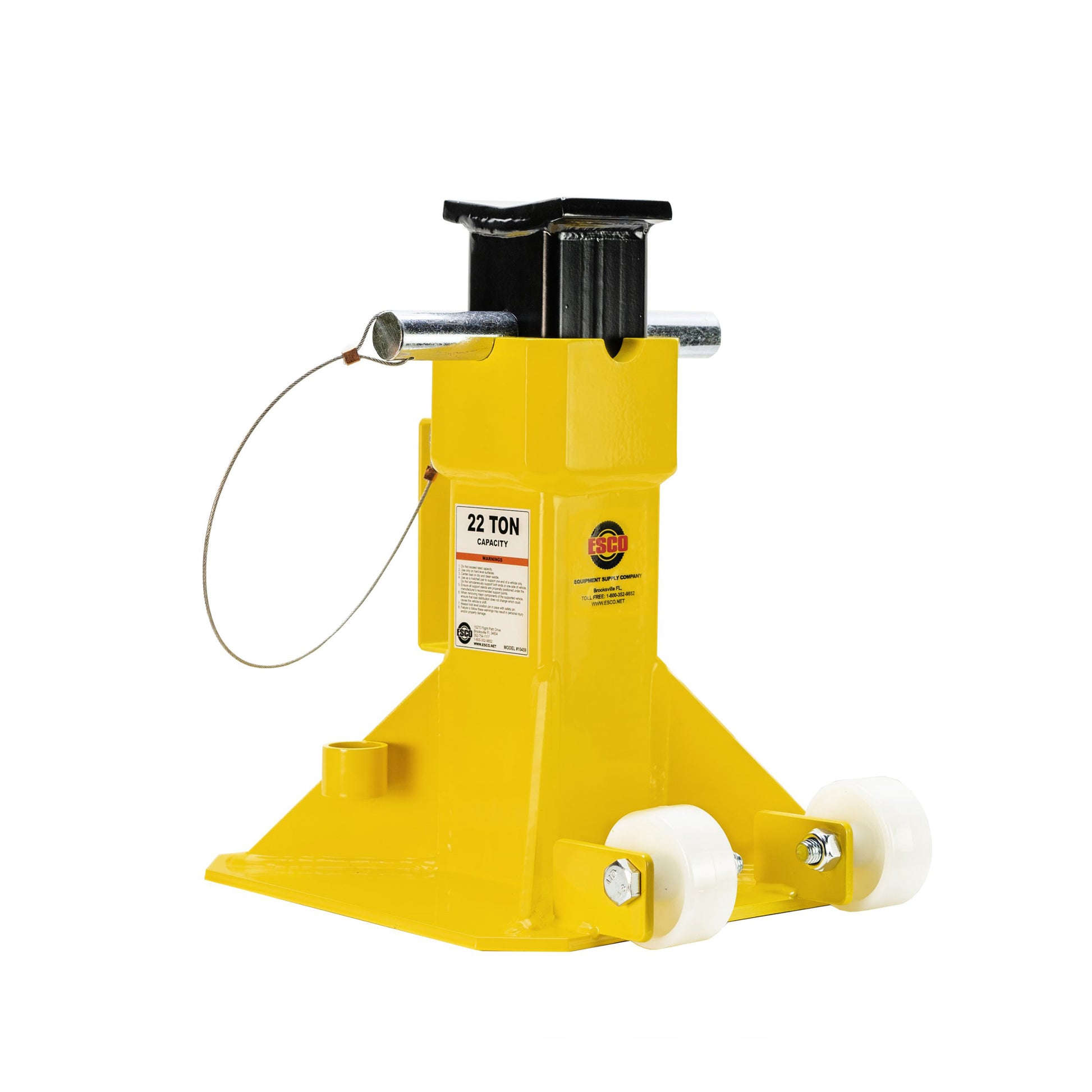 ESCO 10459 22 Ton EZ-Wheel Jack Stands [Pair]