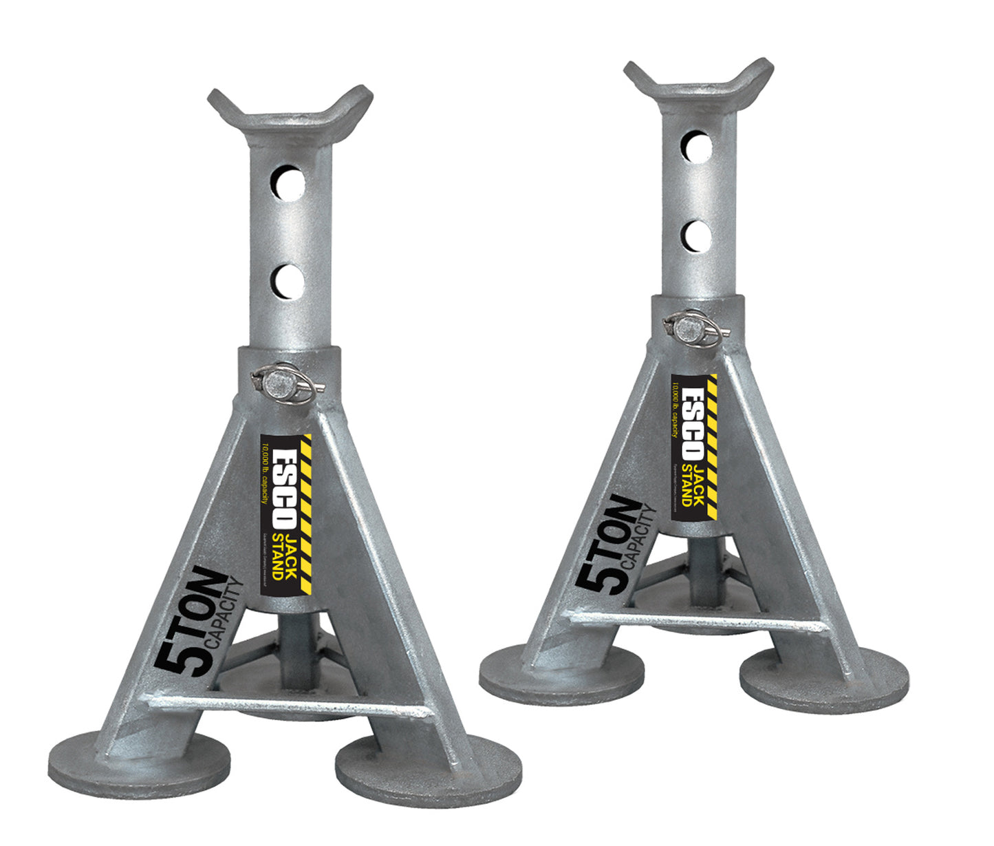 ESCO 10472 5 Ton Performance Axle Top Post Jack Stands [Pair]
