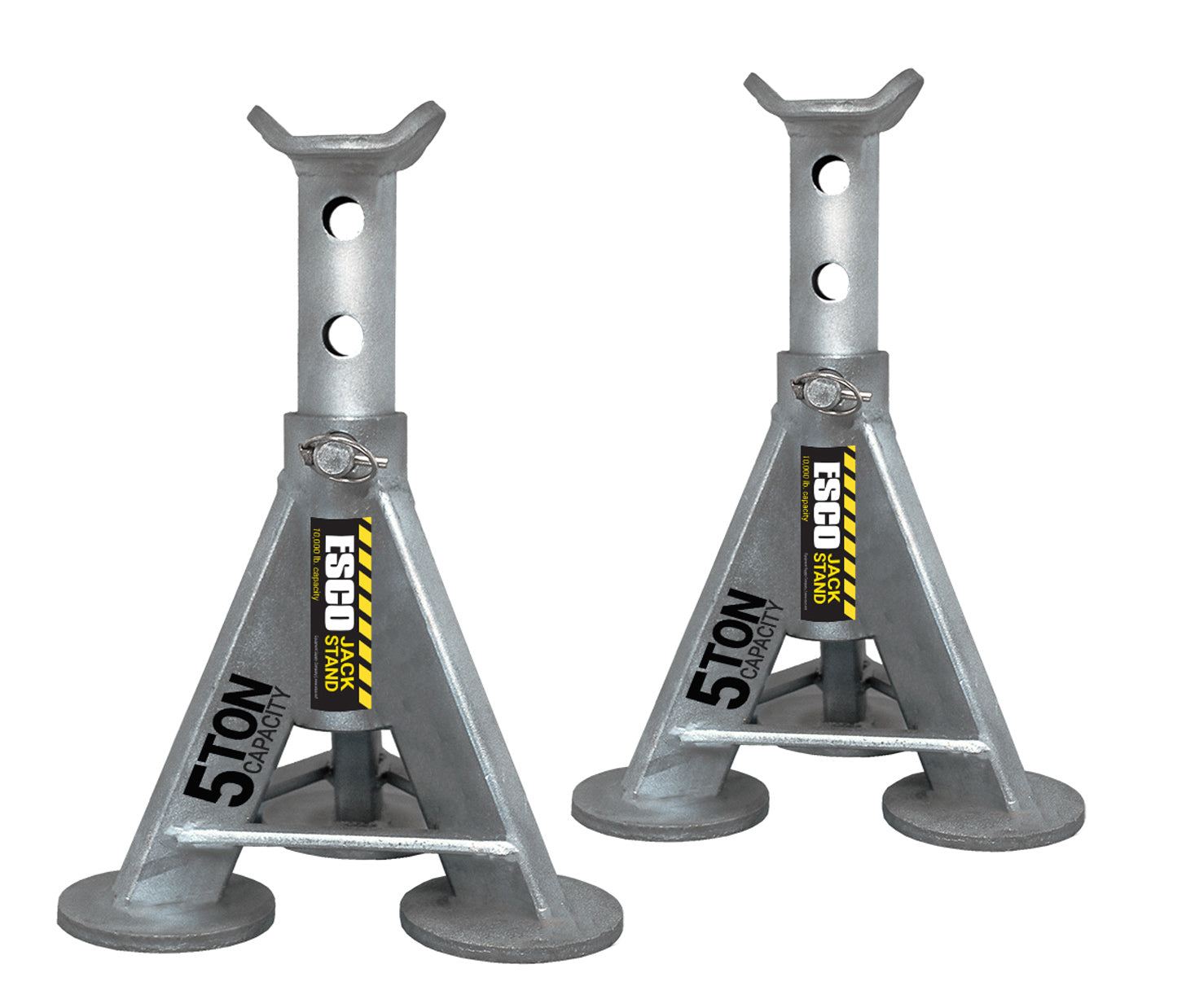 ESCO 10472 5 Ton Performance Axle Top Post Jack Stands [Pair]