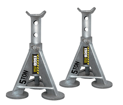 ESCO 10472 5 Ton Performance Axle Top Post Jack Stands [Pair]