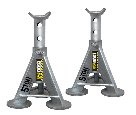 ESCO 10472 5 Ton Performance Axle Top Post Jack Stands [Pair]