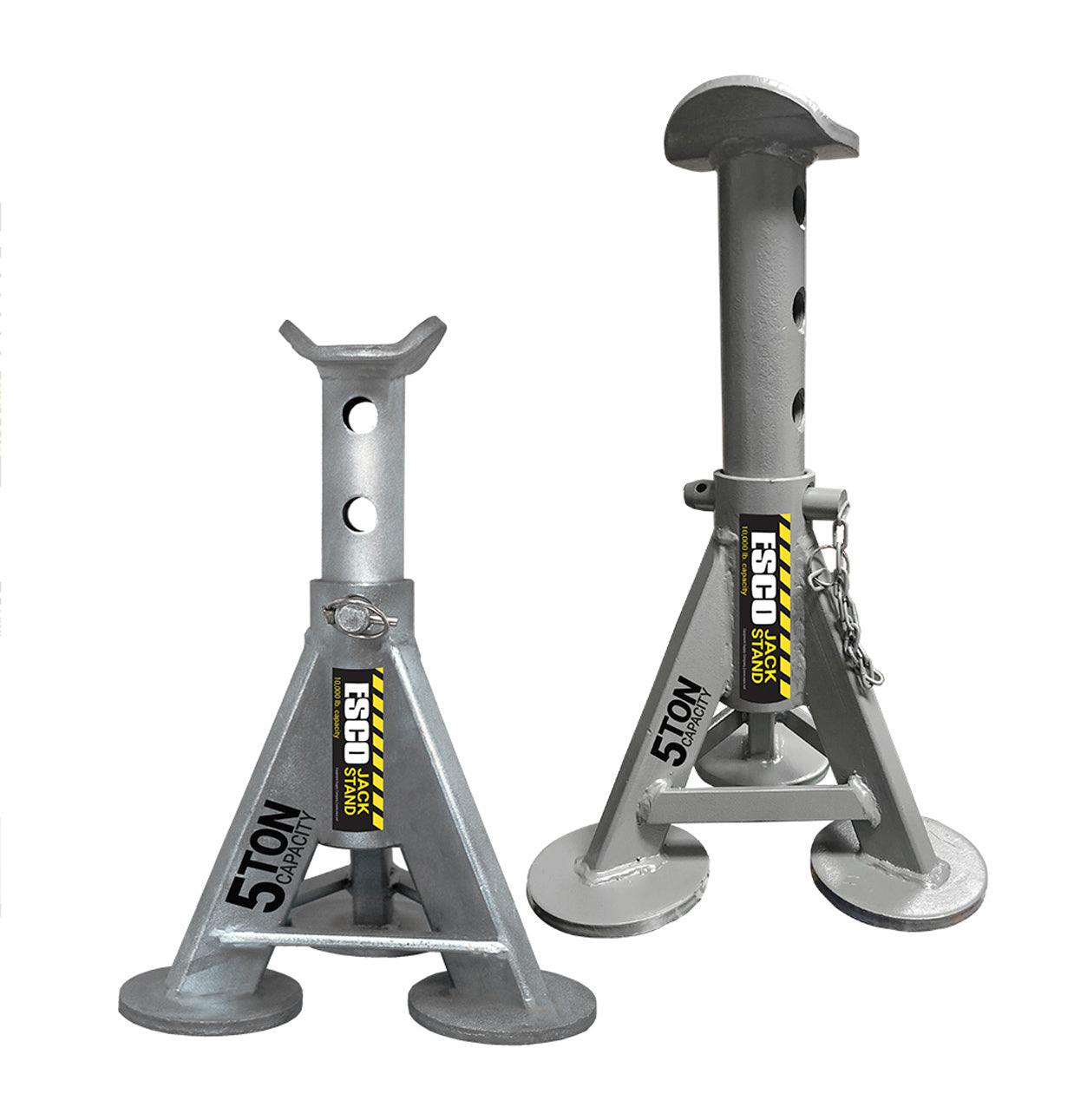 ESCO 10472 5 Ton Performance Axle Top Post Jack Stands [Pair]