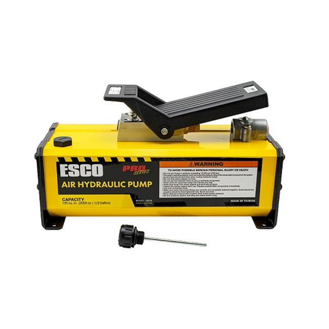 ESCO 10518 Pro Series 1/2 Gallon Air Hydraulic Pump 135 cu in.
