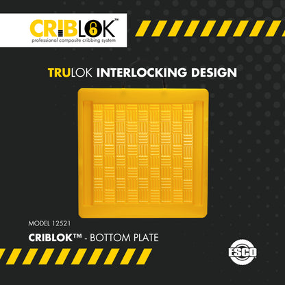 ESCO 12521 CribLok Bottom Plate 100 Ton Capacity
