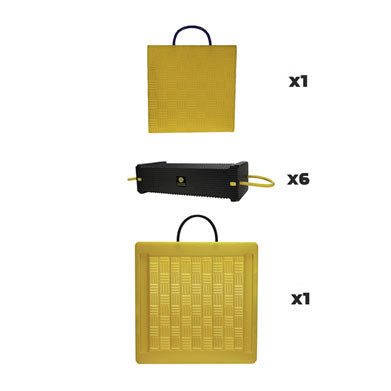 ESCO 12533 CribLok 8-PC Composite Cribbing System Kit