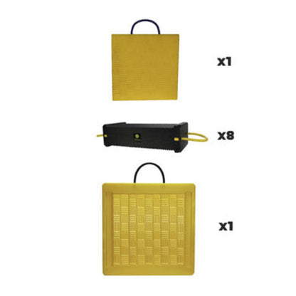 ESCO 12536 CribLok 10-PC Composite Cribbing System Kit