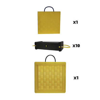 ESCO 12537 CribLok 12-PC Composite Cribbing System Kit