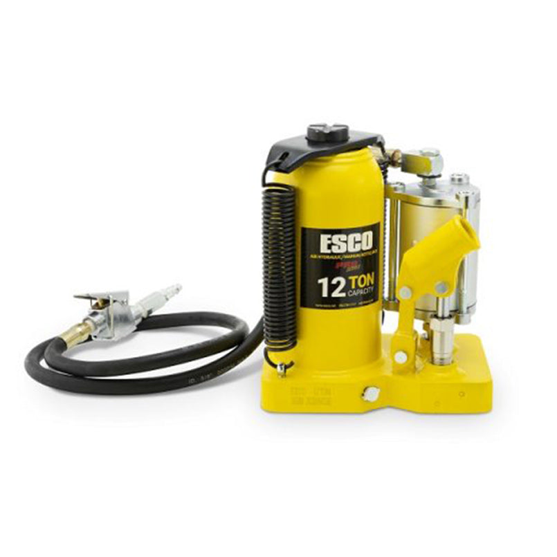 ESCO 10380 Pro Series 12 Ton Air Hydraulic Bottle Jack