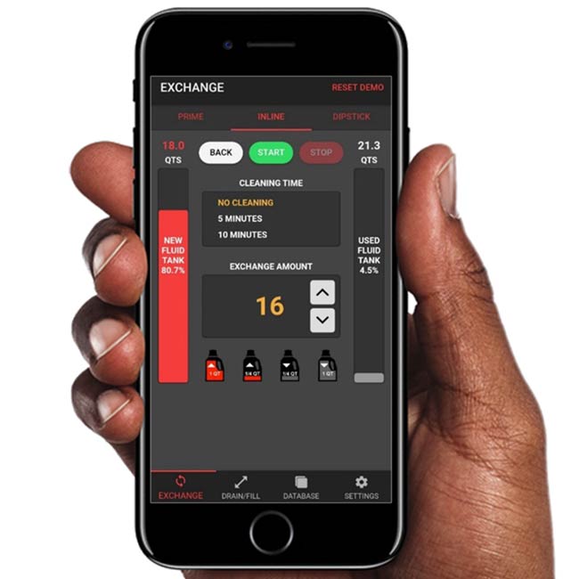 Flo-Dynamics 40400027 | TSD450TSB ATF Inline & Dipstick Exchanger w/ Mobile App Integration