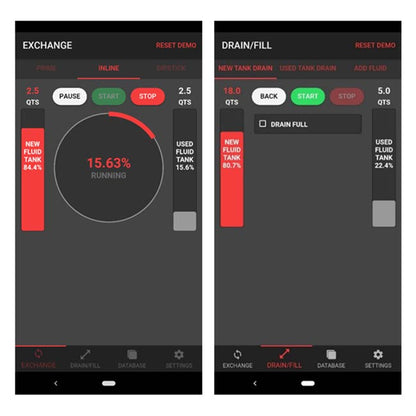 Flo-Dynamics 40400027 | TSD450TSB ATF Inline & Dipstick Exchanger w/ Mobile App Integration