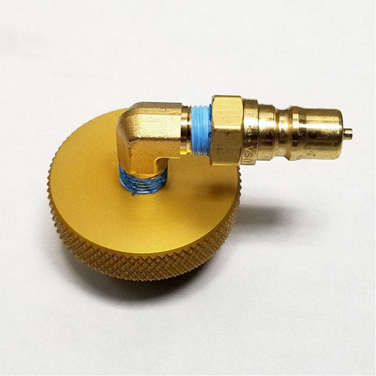 Flo-Dynamics 941990W D-Gas Cap Adapter (2in. Round Bottom Seal)