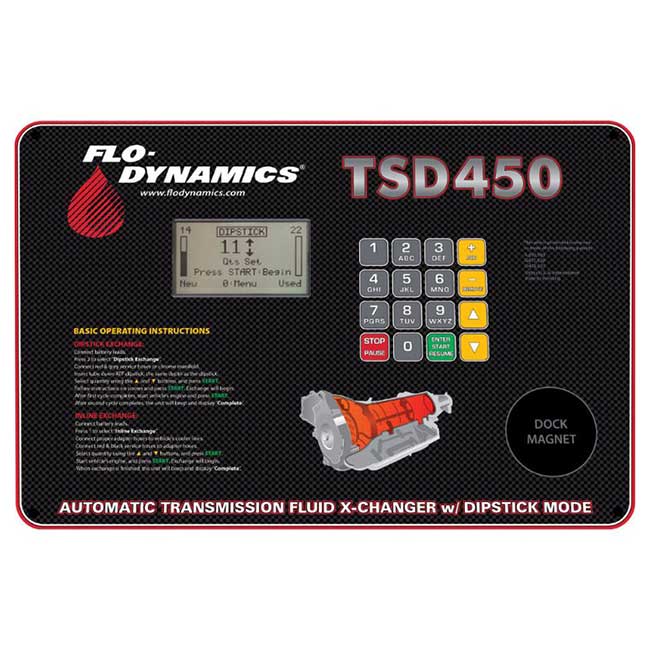 Flo-Dynamics TSD450LCDC - ATF Inline & Dipstick Exchanger with Chemical Injection