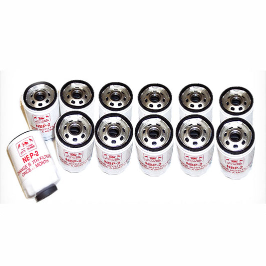 G-Tec TTCF-NBP-12 Case of 12 Non By-Pass Spin On Filter 40300275