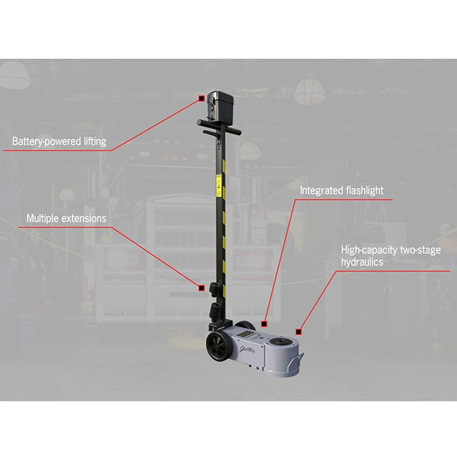 Gaither GT-4220E 42-20 Ton 2 Stage Electrohydraulic Jack