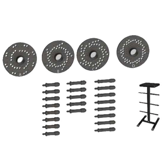HAWEKA HW200 299 409 North American Flange Plate Kit with Adapter Tree 40 mm