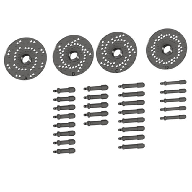 Haweka HW200 279 289: North American Flange Plate Kit - 28mm