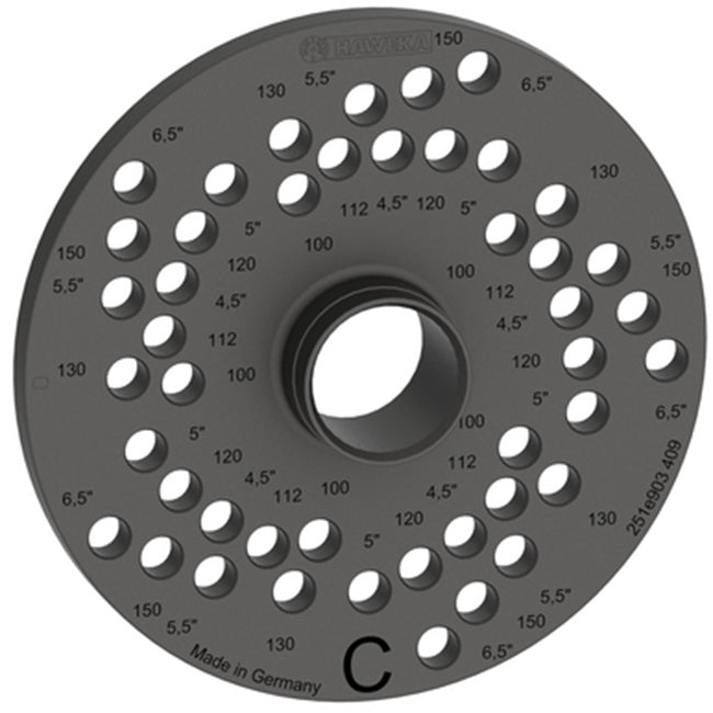Haweka HW251 903 289: North American Flange Plate C - 28mm