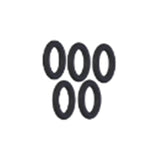 Haweka HW271 008 001: O-Ring for Stud 12mm (5 pack)