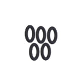 Haweka HW271 008 002: O-Ring Plug In Stud 11mm - 5pk