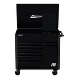 Homak BK06044080 Midnight Black