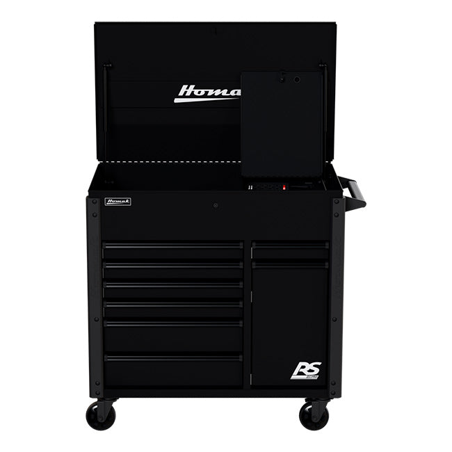 Homak BK06044080 Midnight Black