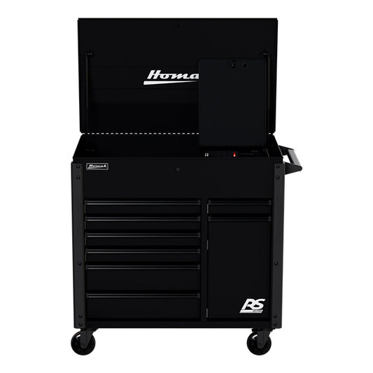 Homak BK06044080 Midnight Black