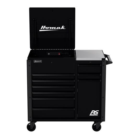 Homak BK06044090 Midnight Black