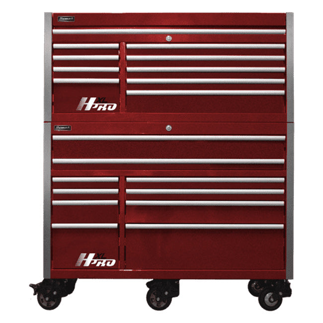 Homak HX02060103-HX04060113 Top Chest Combo Fury Red