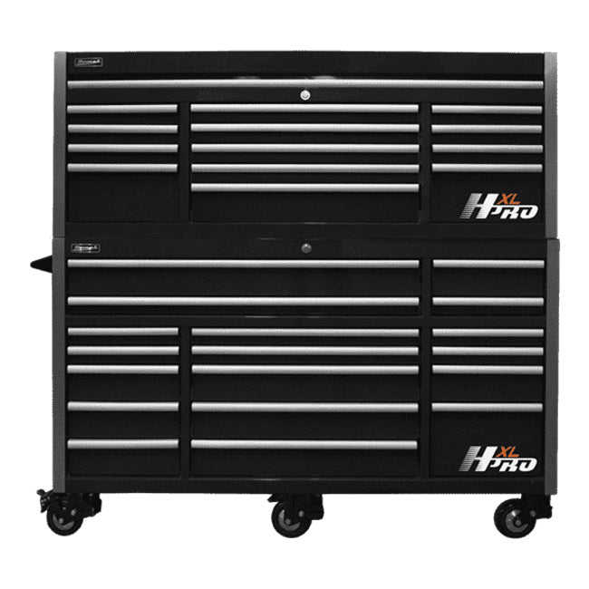 Homak HX02072151-HX04072171 Top Chest Combo Midnight Black