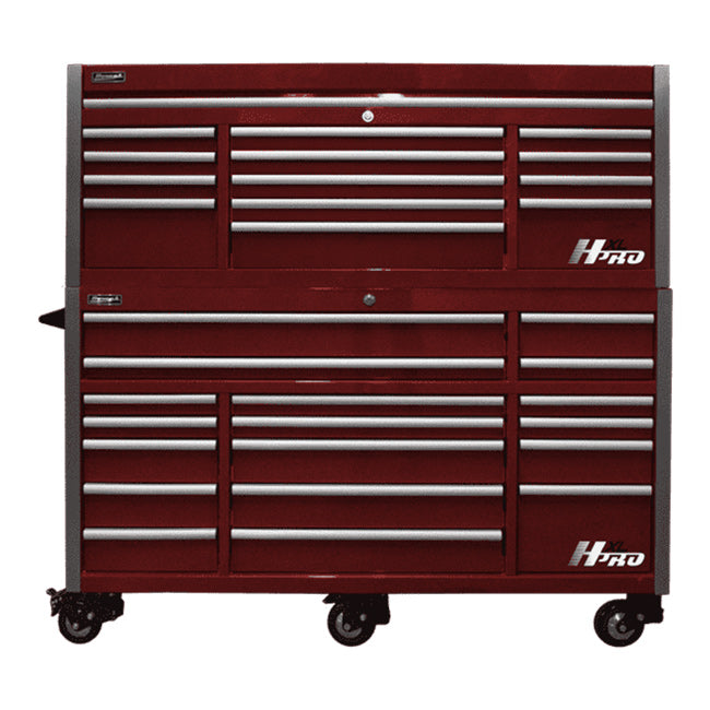 Homak HX02072153-HX04072173 Top Chest Combo Fury Red