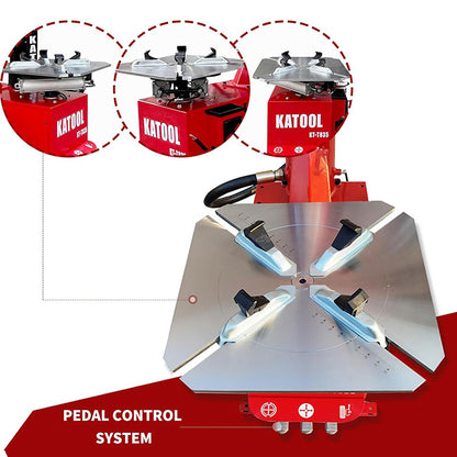 Katool KT-T835 - Swing Arm Tire Changer with One Assist Arm - 110V