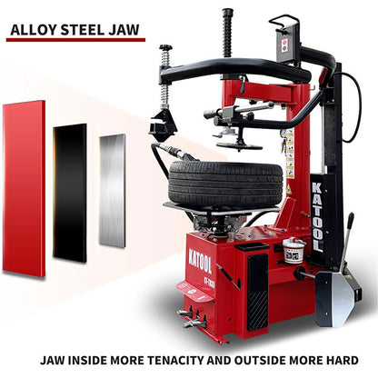Katool KT-T835 - Swing Arm Tire Changer with One Assist Arm - 110V