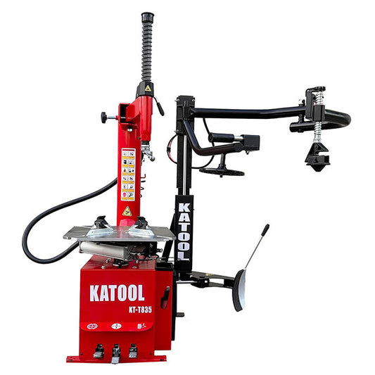 Katool KT-T835 - Swing Arm Tire Changer with One Assist Arm - 110V