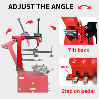 KATOOL KT-T850 Tilt-Back Tire Changer With Bead Blaster