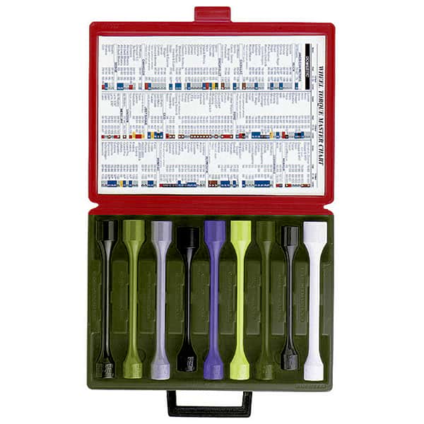 Ken-Tool 30179 9Pc 1/2" Drive Torque Master Torque Sticks Nine Piece Kit