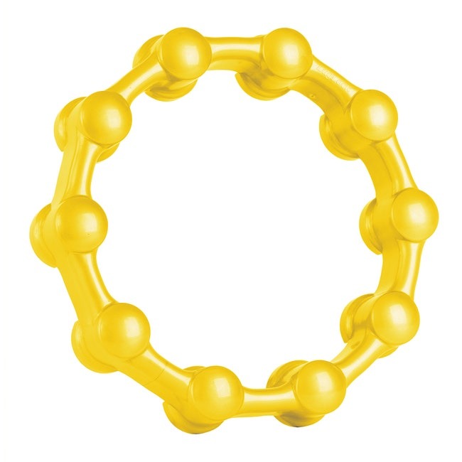 MARTINS LLY331028575 LUGLOCK One-piece wheel nut retaining ring and protective cap (bag of 2 pcs) - Yellow 1 5/16 in (33 mm)