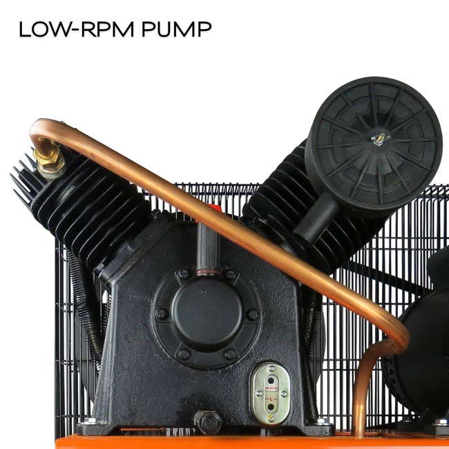 C-Aire 5 HP 80 Gallon Simplex Air Compressor PN K050V080 | K050H080 