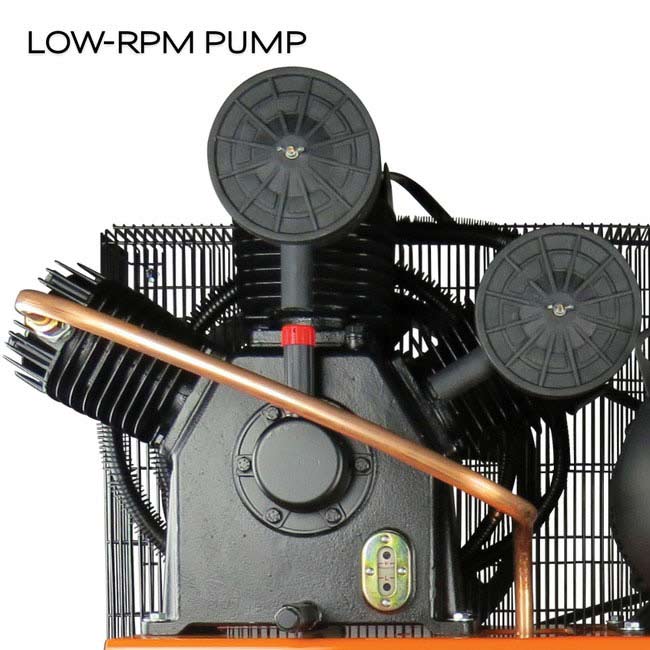 SEO Page Title: C-Aire 10 HP 120 Gallon Simplex Air Compressor PN A100V120 | A100H120 