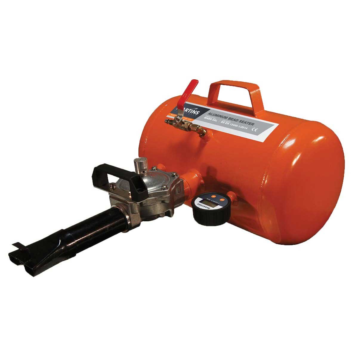 MARTINS MABS-5AL Automatic Release Bead Seater 5 Gallons with ultra-light aluminum tank