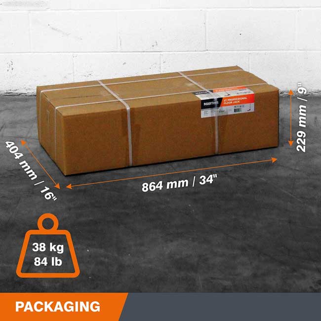 MARTINS MFJ-P2T 2-Ton Professional Floor Jack