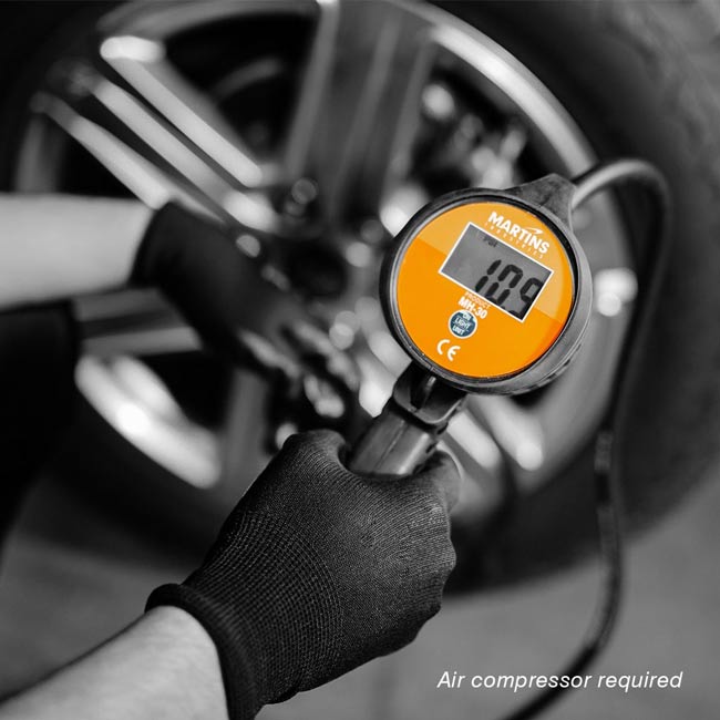 MARTINS MH-30 Handheld digital tire inflator - Flate Mate Handheld