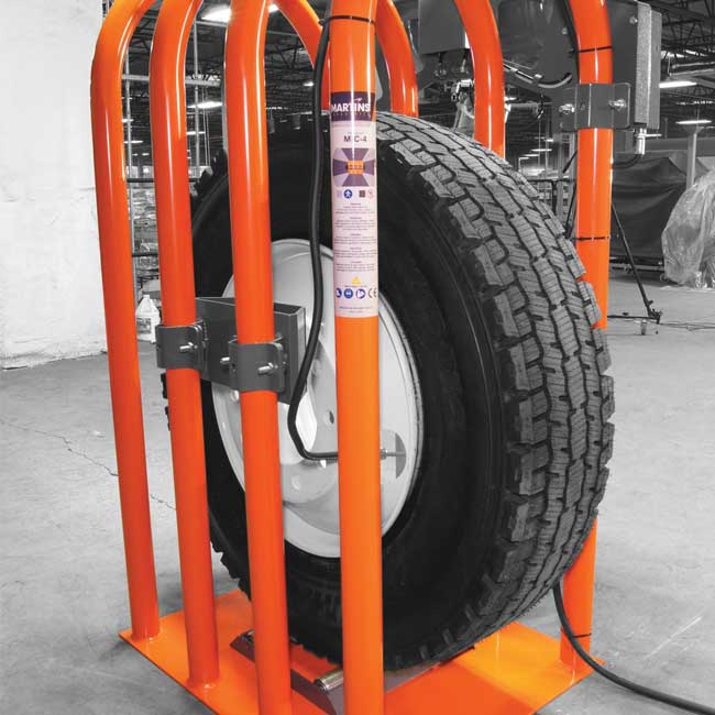 MARTINS MIC-4-IPS Tire Inflation Cage - all-in-one Inflation pit stop 4 bars