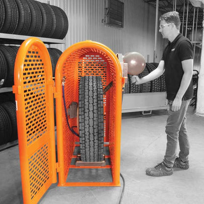 MARTINS MIC-6HD-IPS Tire Cage All-in-one 6-bar HD Inflation Pit Stop